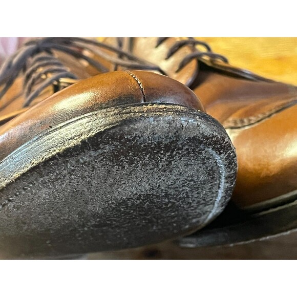 Bottier Saint Germain Men’s Oxford Shoes Vintage Size 7.5 Brown Leather French